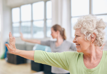 Senior Woman Having an Exercise